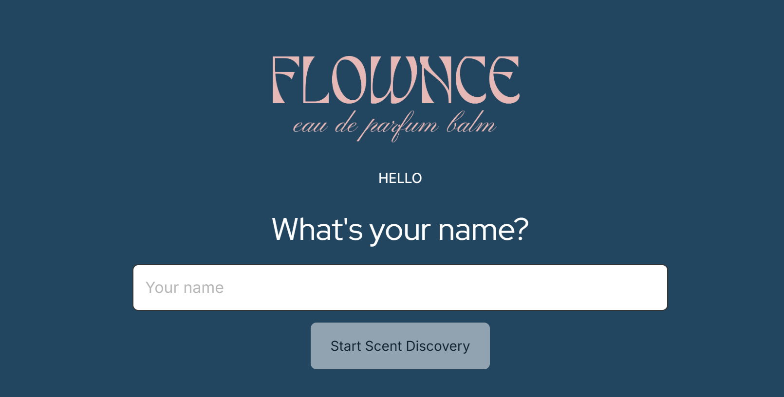 Meet the Flownce Fragrance Finder